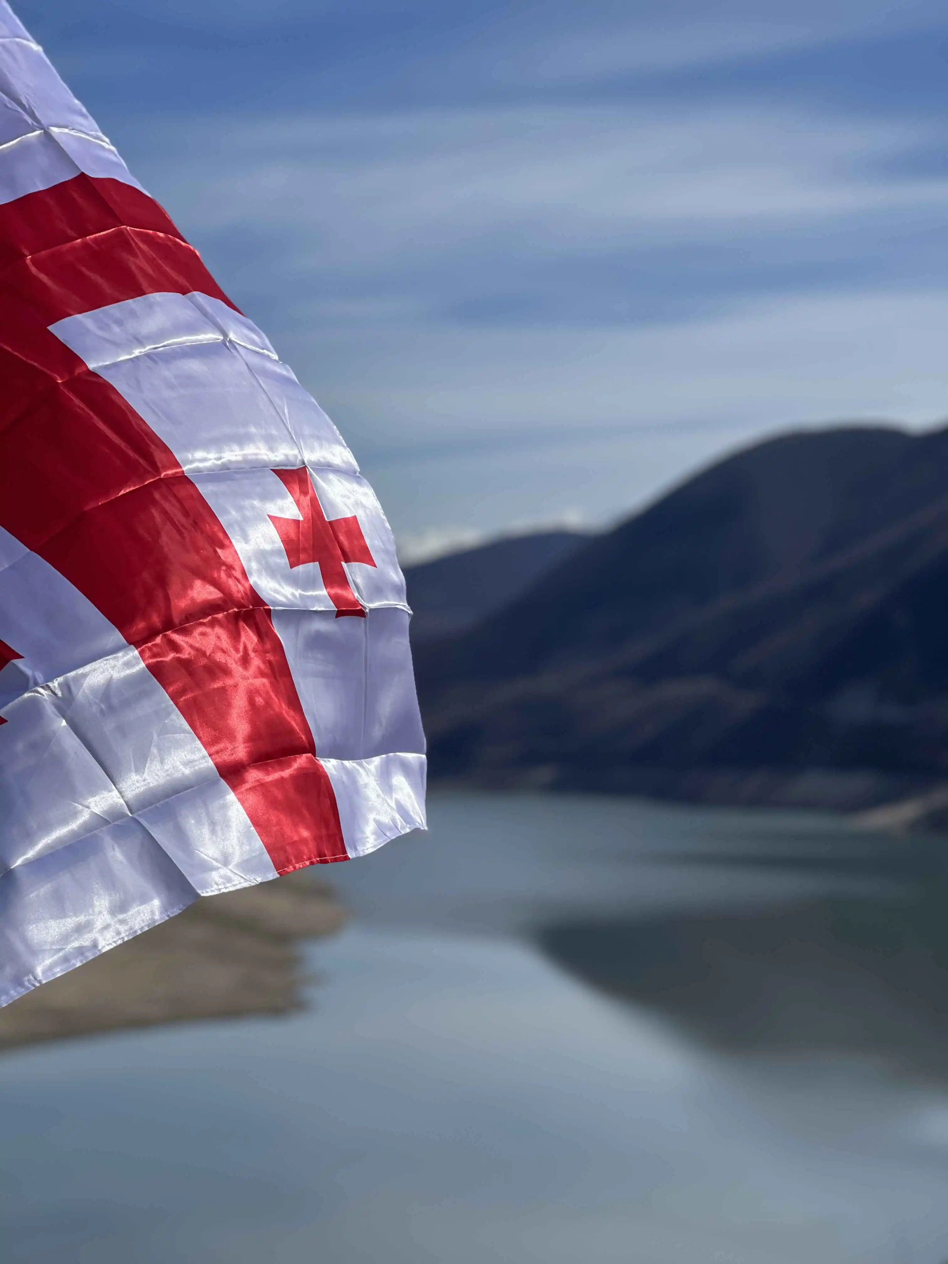 Stop 1: Zhinvali Reservoir (Approx. 15 minutes)